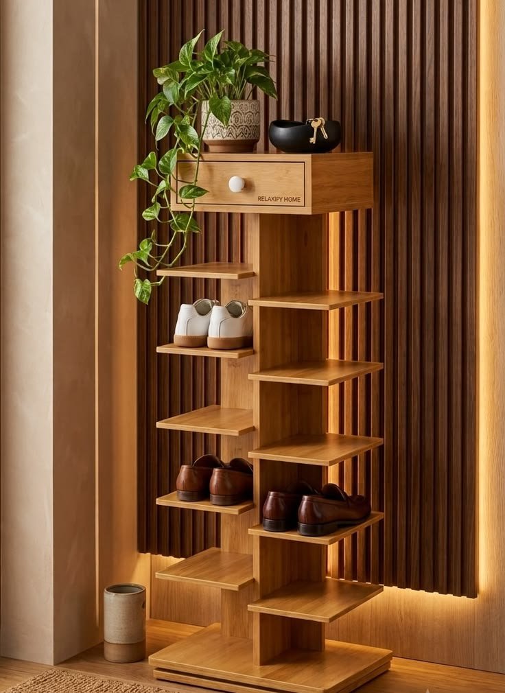 Designer open shoe rack